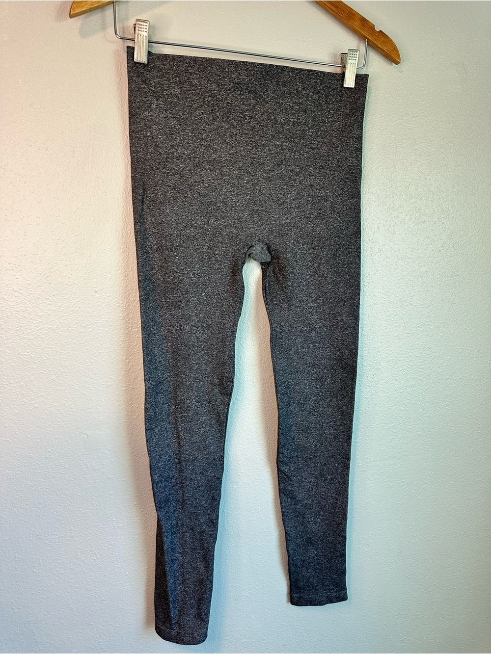 Spanx seamless Heathered gray high waisted full Length tight legging M